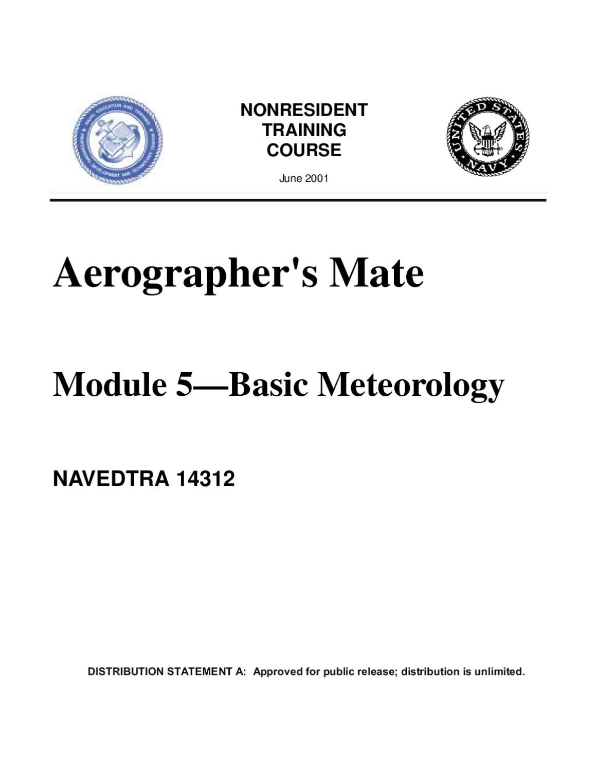 Aerographer's Mate - Basic Meteorology by Lee McDermot - Issuu