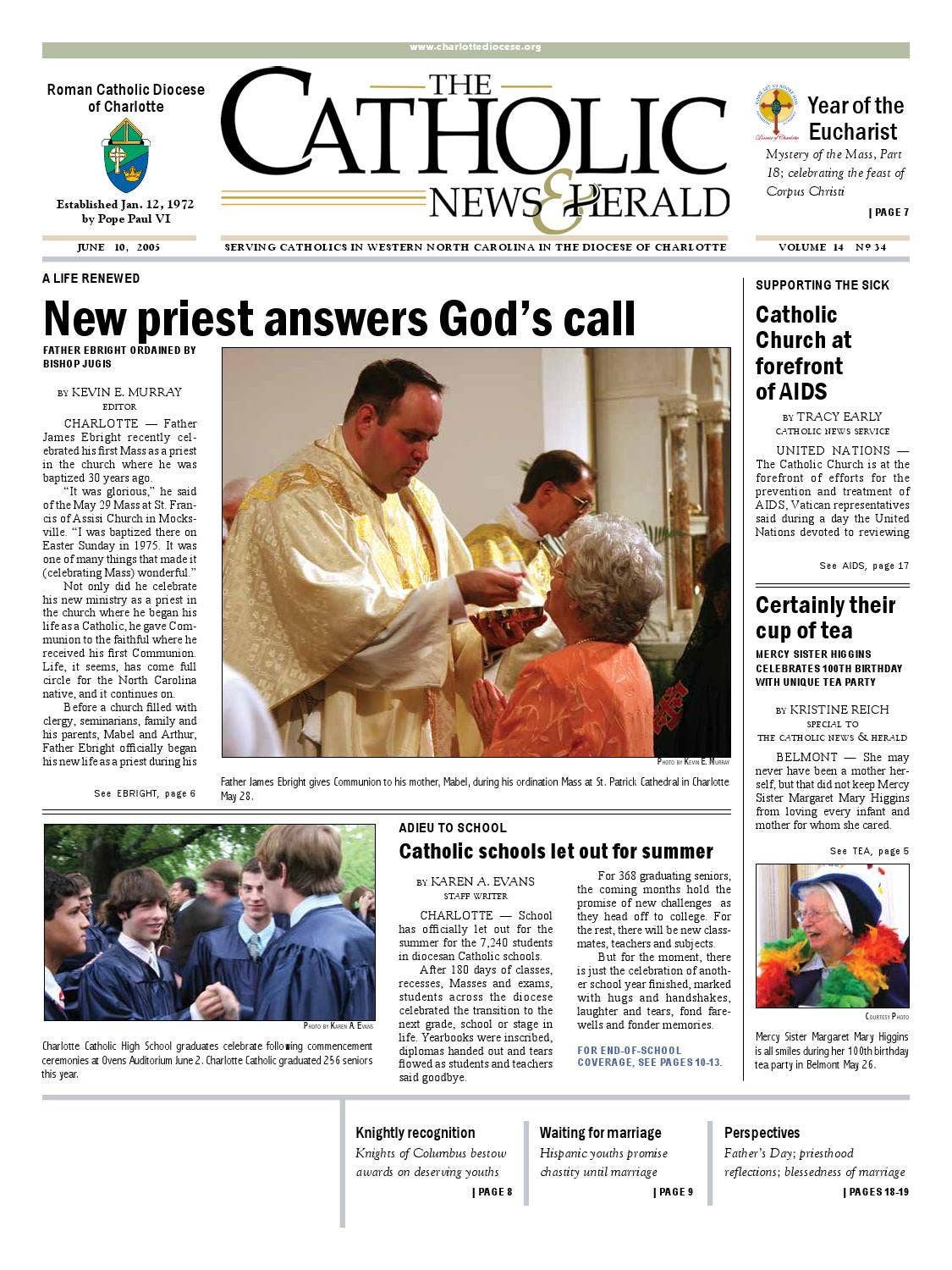June 10, 2005 by Catholic News Herald - Issuu
