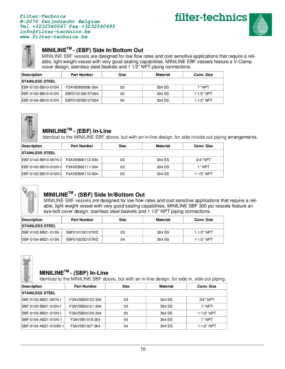 EATON BAG filtration catalog by FilterTechnics Issuu