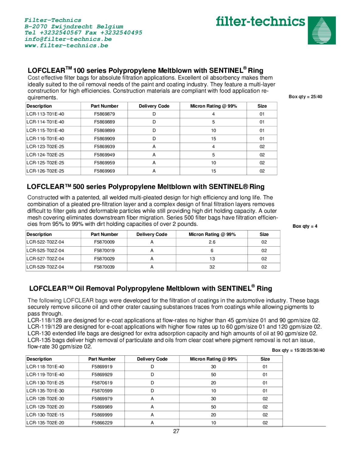 EATON BAG filtration catalog by FilterTechnics Issuu