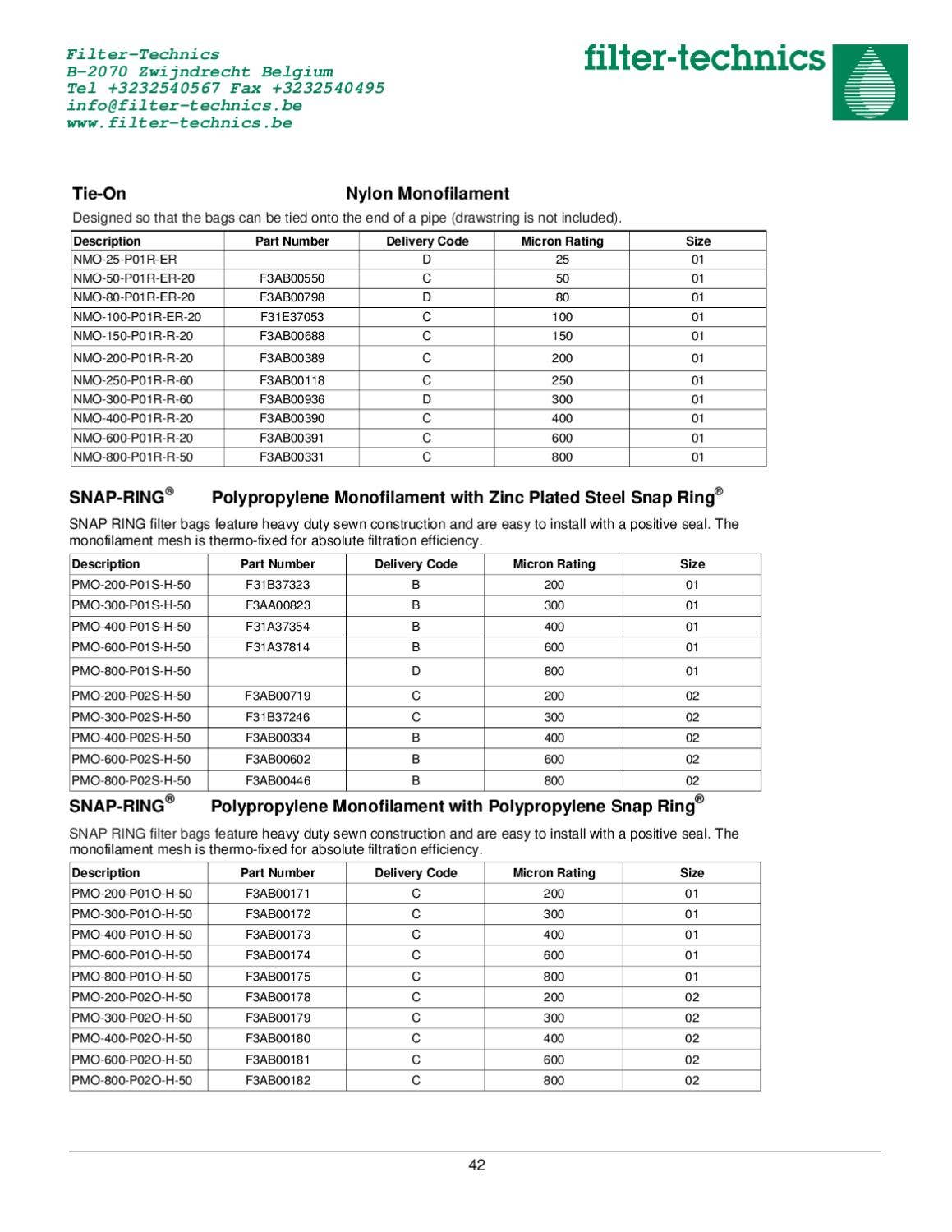 EATON BAG filtration catalog by FilterTechnics Issuu