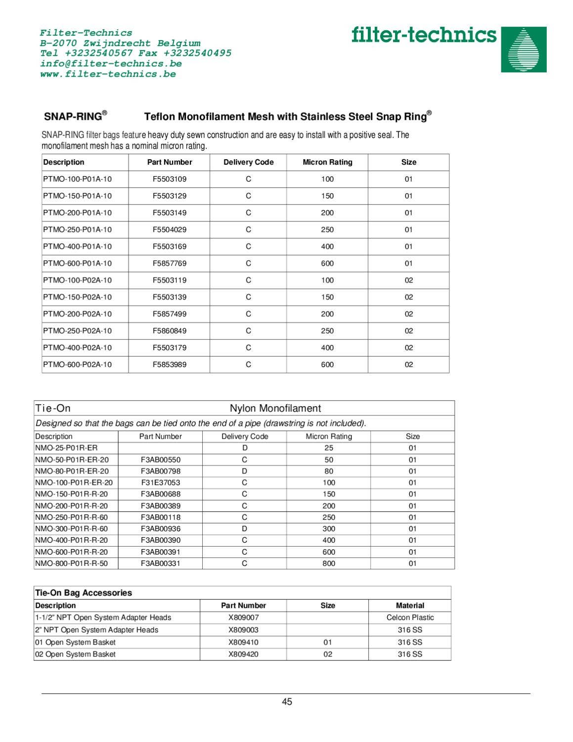 EATON BAG filtration catalog by FilterTechnics Issuu