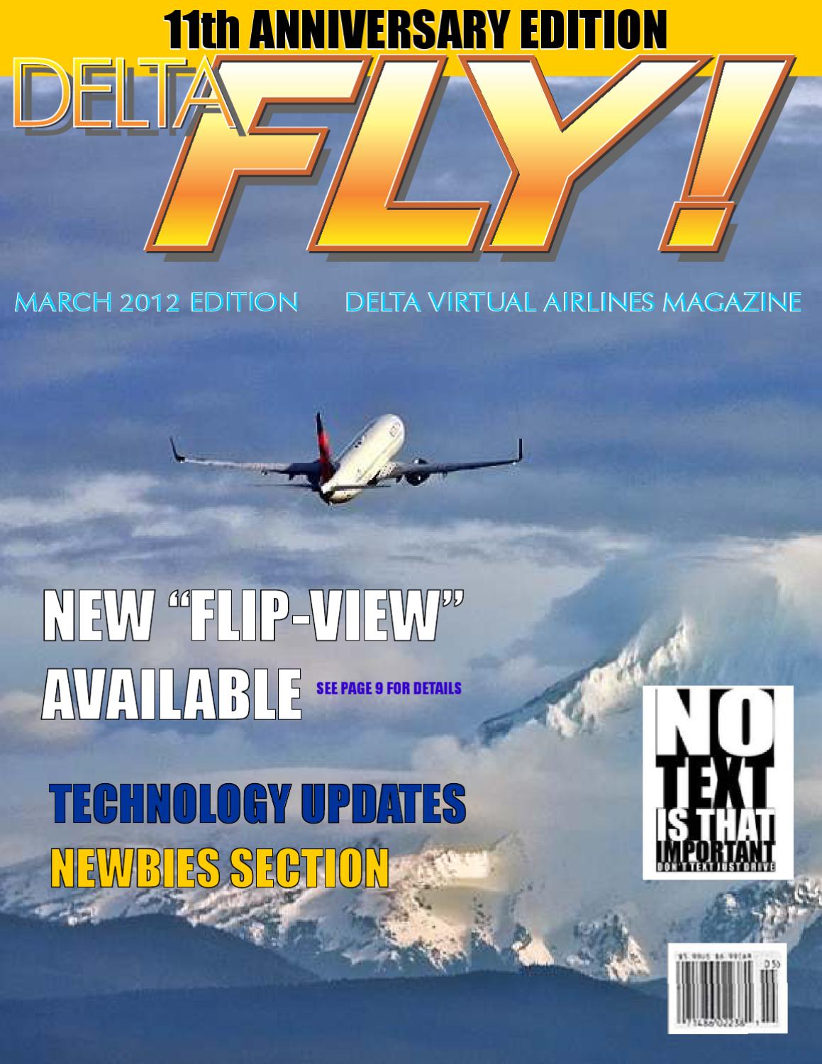 Delta FLY March 2012 By Delta Virtual Airlines Issuu
