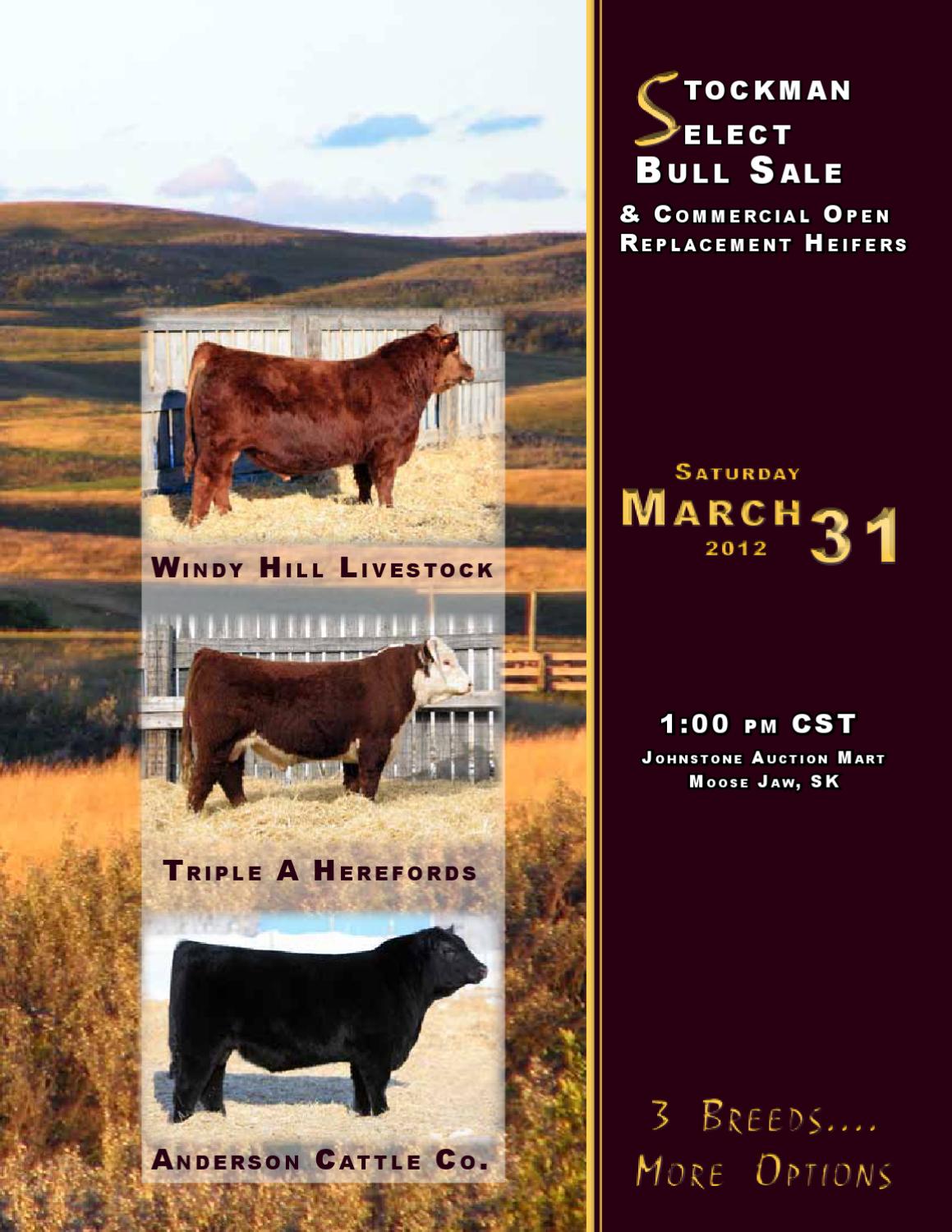 Stockmans Select 2012 Catalog by Bohrson Marketing Services Ltd. Issuu