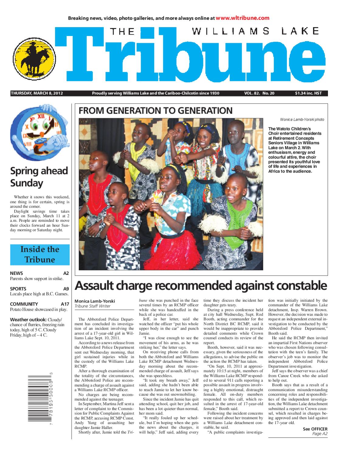 Williams Lake Tribune March 08 12 By Black Press Media Group Issuu