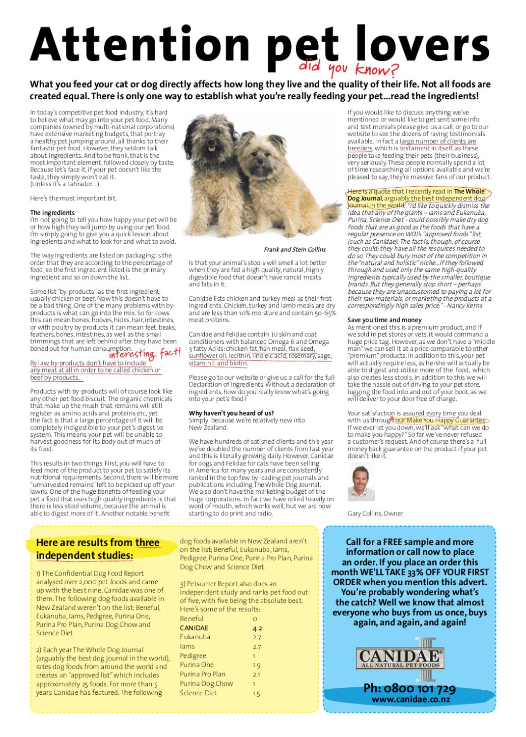 purina one dog food nz