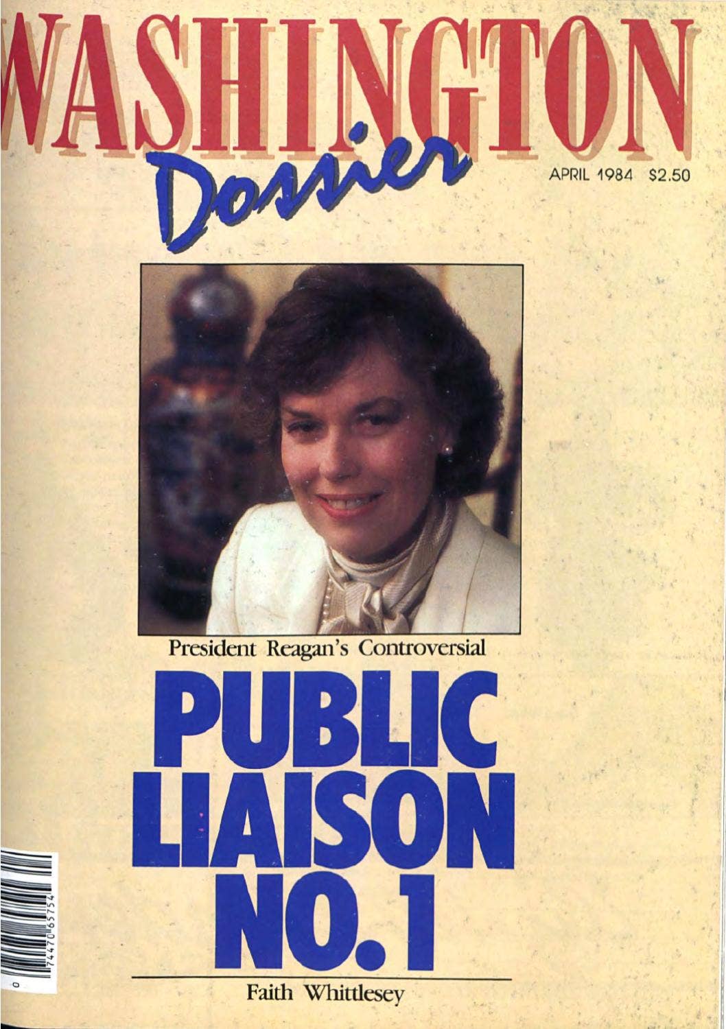 Washington Dossier April 1984 by David Adler - Issuu