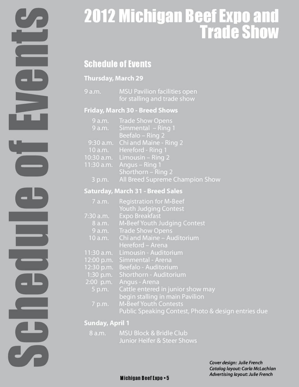 Michigan Beef Expo by Cattle In Motion, LLC Issuu