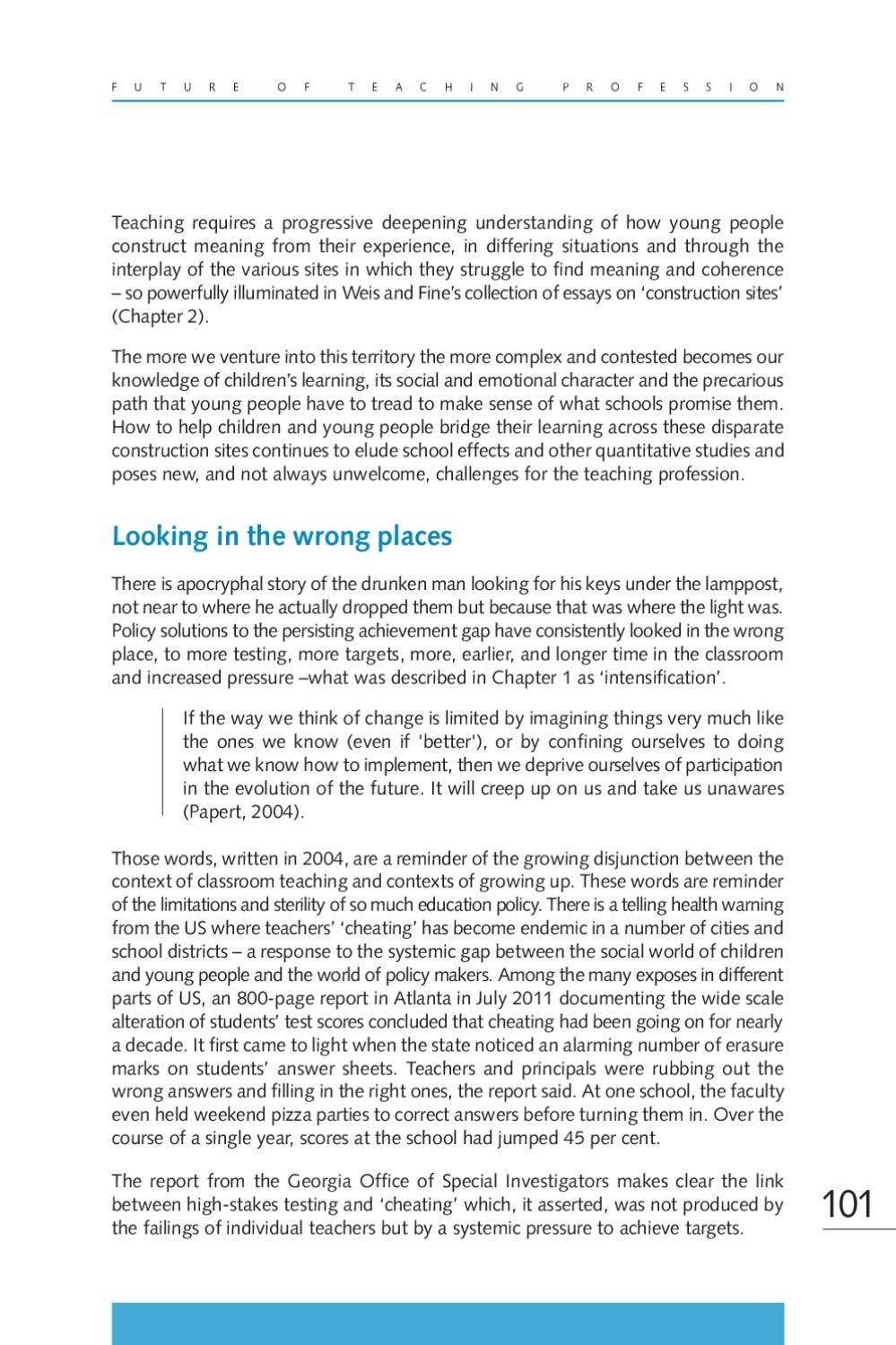 The Future of the Teaching Profession by Education International - Issuu