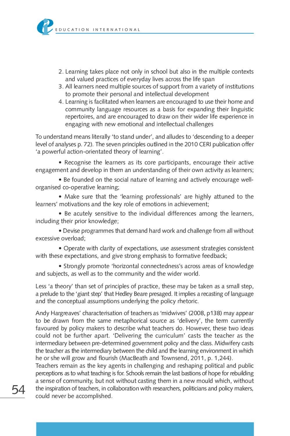 The Future of the Teaching Profession by Education International - Issuu