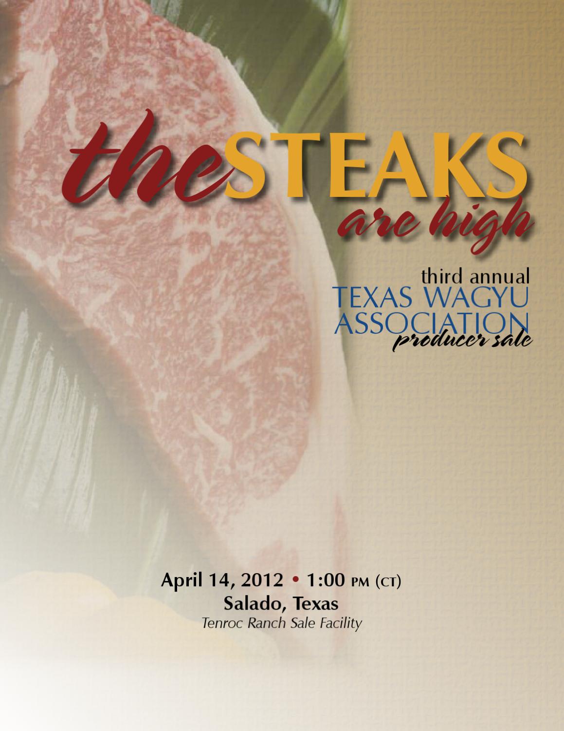 The Steaks are High Wagyu Sale by Cattle In Motion, LLC Issuu
