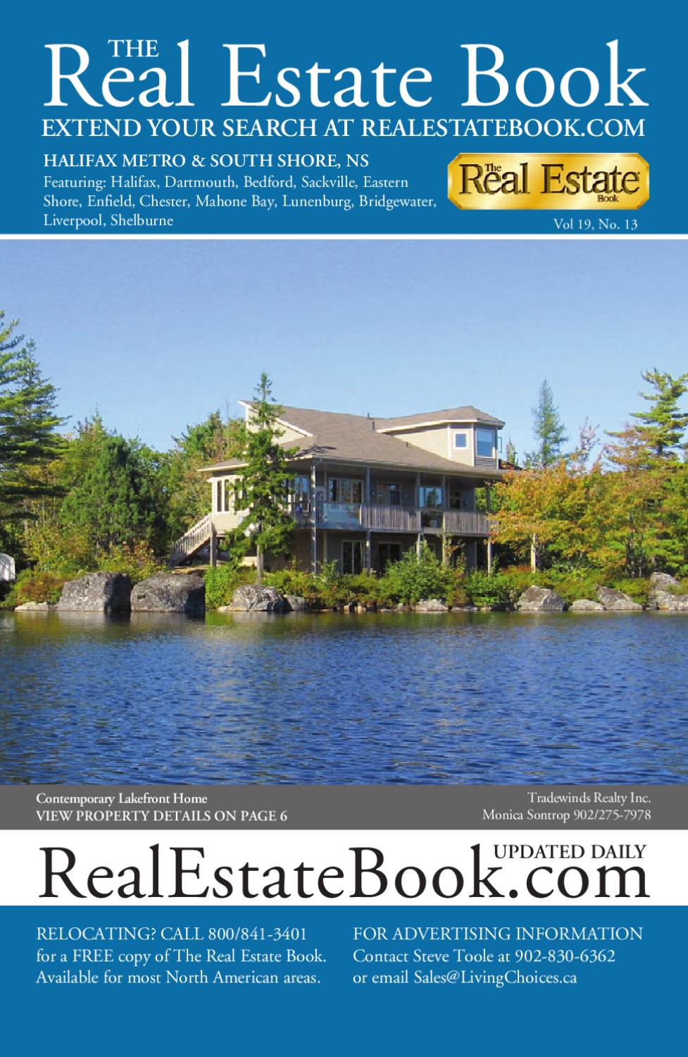 1913 The Real Estate Book Halifax Metro South Shore Nova Scotia by The