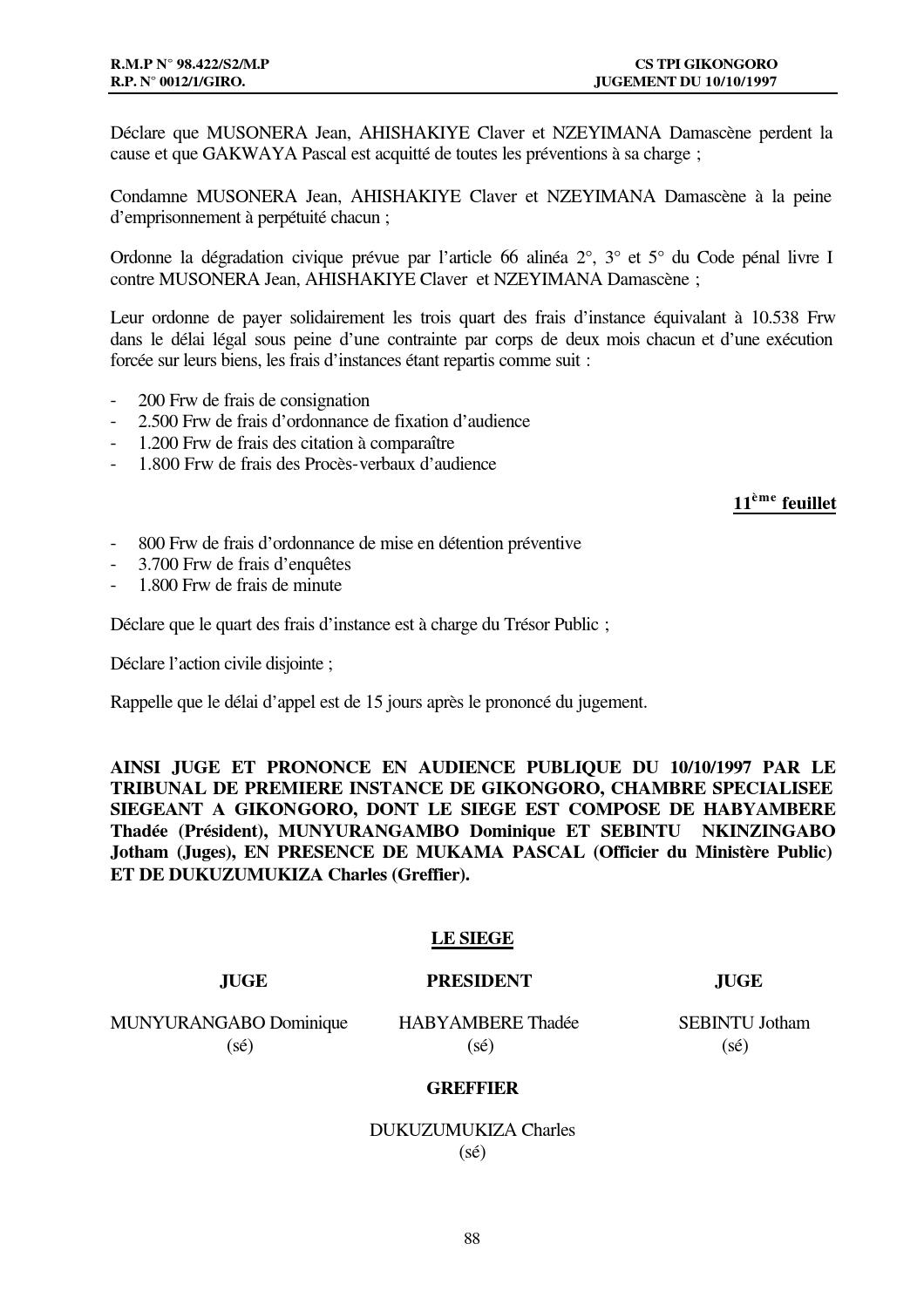 Asf Jurisprudencegenocide 5 By Avocats Sans Frontieres Asbl Issuu