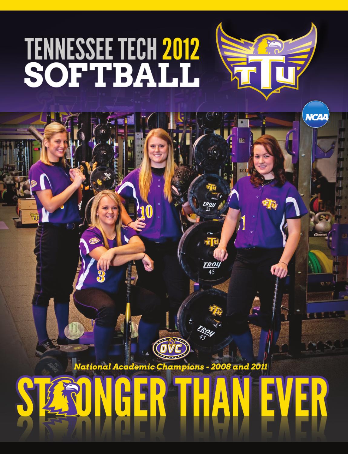 2012 Tennessee Tech Softball Guide By Tennessee Tech Sports Information 