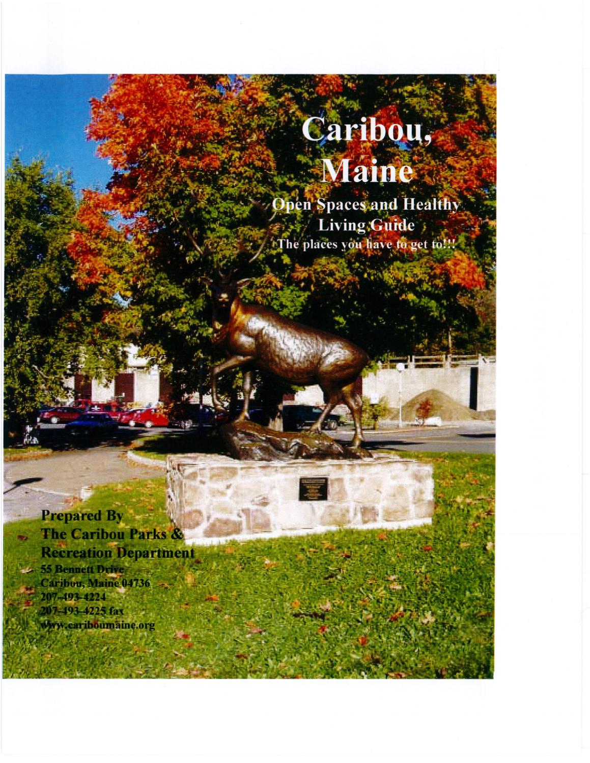 Caribou, Maine Open Spaces and Healthy Living Guide by Caribou Rec Issuu