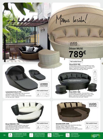 Home4you.ee 家具目录 · 庭院 4you suvemööbli kataloog 2012 第 13 页