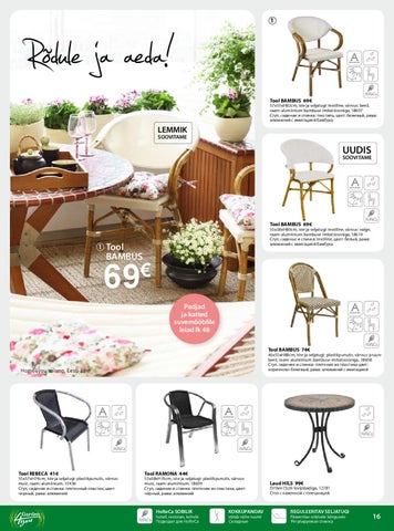 Home4you.ee 家具目录 · 庭院 4you suvemööbli kataloog 2012 第 16 页