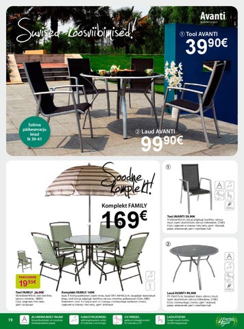 Home4you.ee 家具目录 · 庭院 4you suvemööbli kataloog 2012 第 19 页