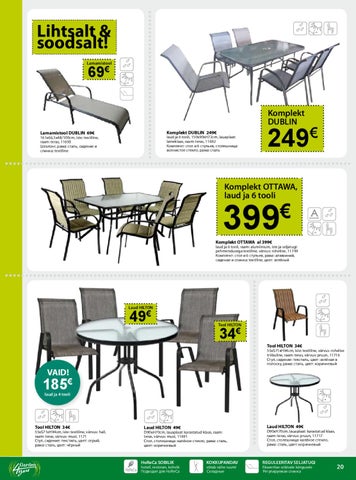 Home4you.ee 家具目录 · 庭院 4you suvemööbli kataloog 2012 第 20 页