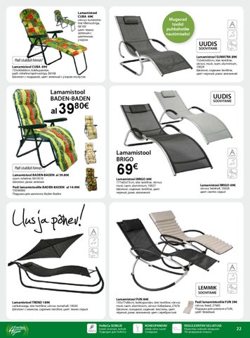 Home4you.ee 家具目录 · 庭院 4you suvemööbli kataloog 2012 第 22 页