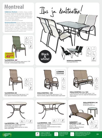 Home4you.ee 家具目录 · 庭院 4you suvemööbli kataloog 2012 第 24 页