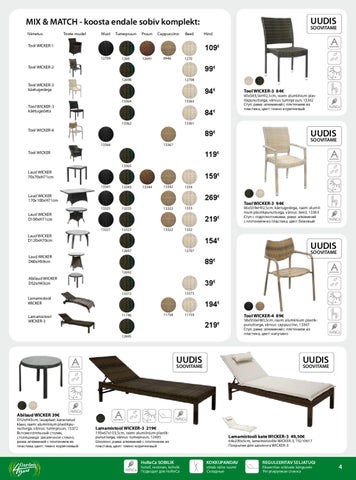 Home4you.ee 家具目录 · 庭院 4you suvemööbli kataloog 2012 第 4 页