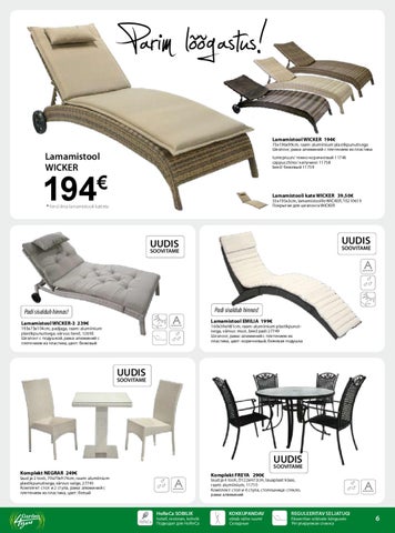 Home4you.ee 家具目录 · 庭院 4you suvemööbli kataloog 2012 第 6 页