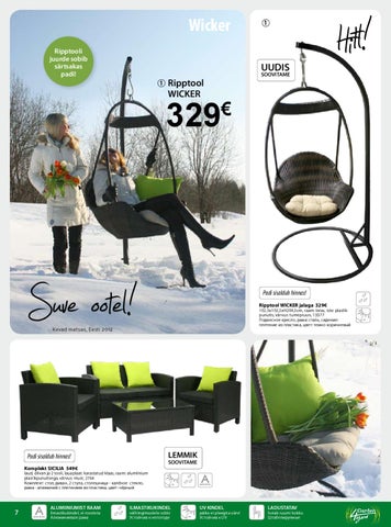 Home4you.ee 家具目录 · 庭院 4you suvemööbli kataloog 2012 第 7 页