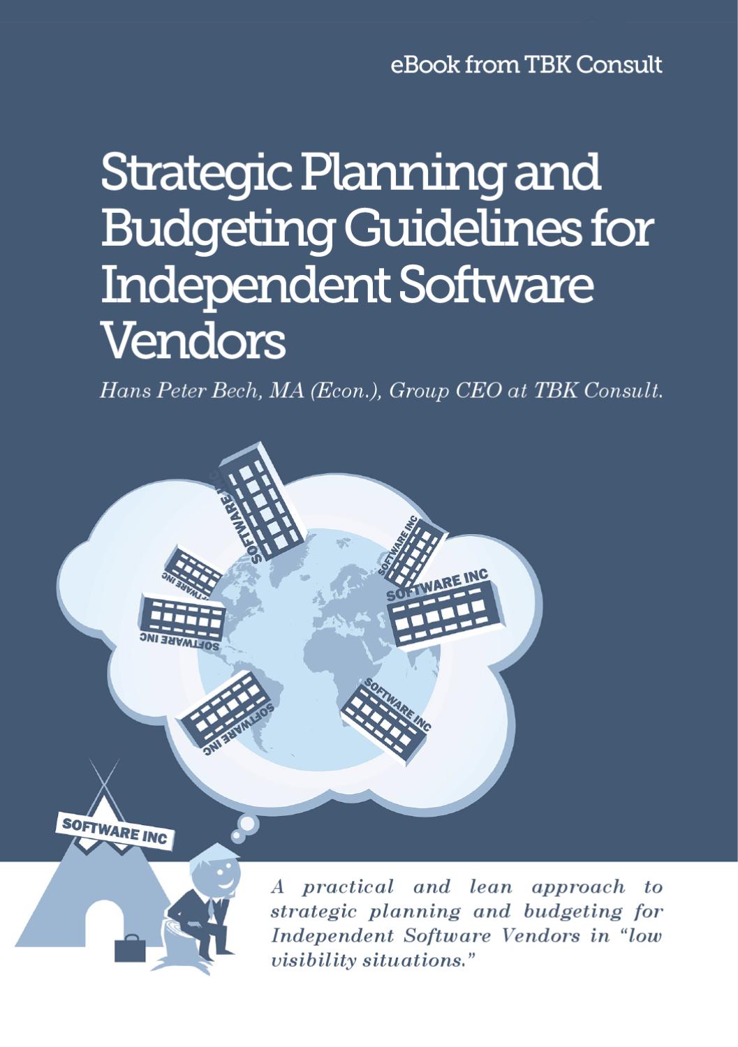 Strategic Planning and Budgeting Guidelines by TBK Consult Issuu
