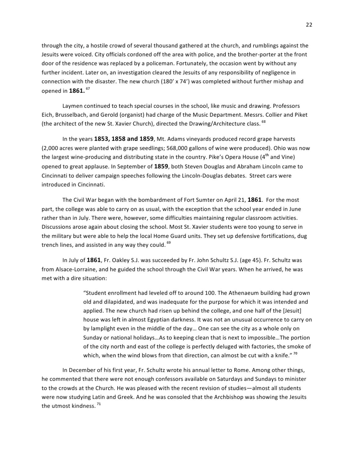 History of St. Xavier (The Early Years) by St. Xavier High School Issuu