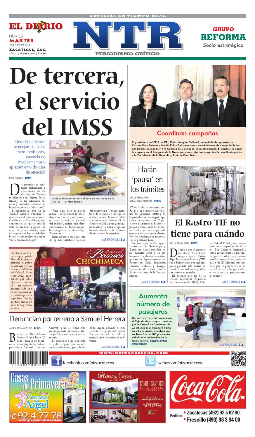 telefono clinica 4 imss guadalupe zacatecas