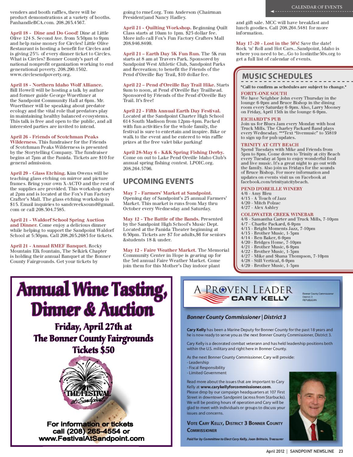Free Workshop April 27th Speak For >> April 2012 Sandpoint Newsline By Living Local 360 Issuu Free Workshop April 27th Speak For >> April 2012 Sandpoint Newsline By Living Local 360 Issuu