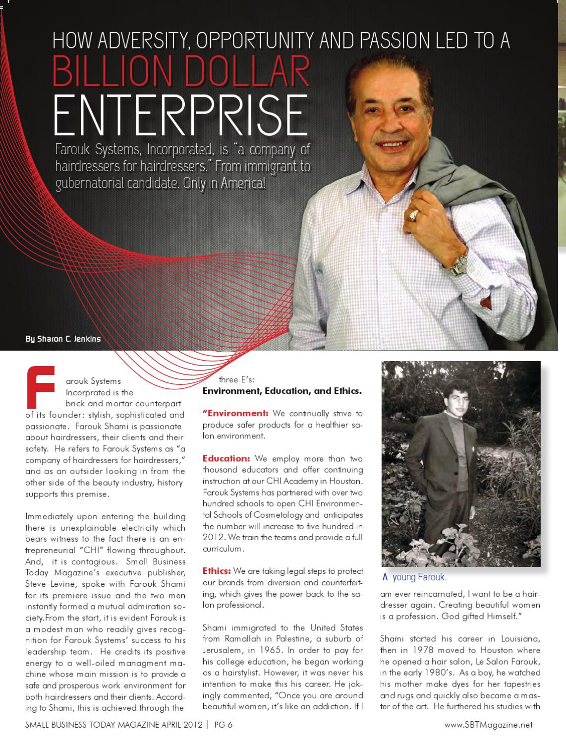 Small Business Today Magazine April 2012 Premier Edition By