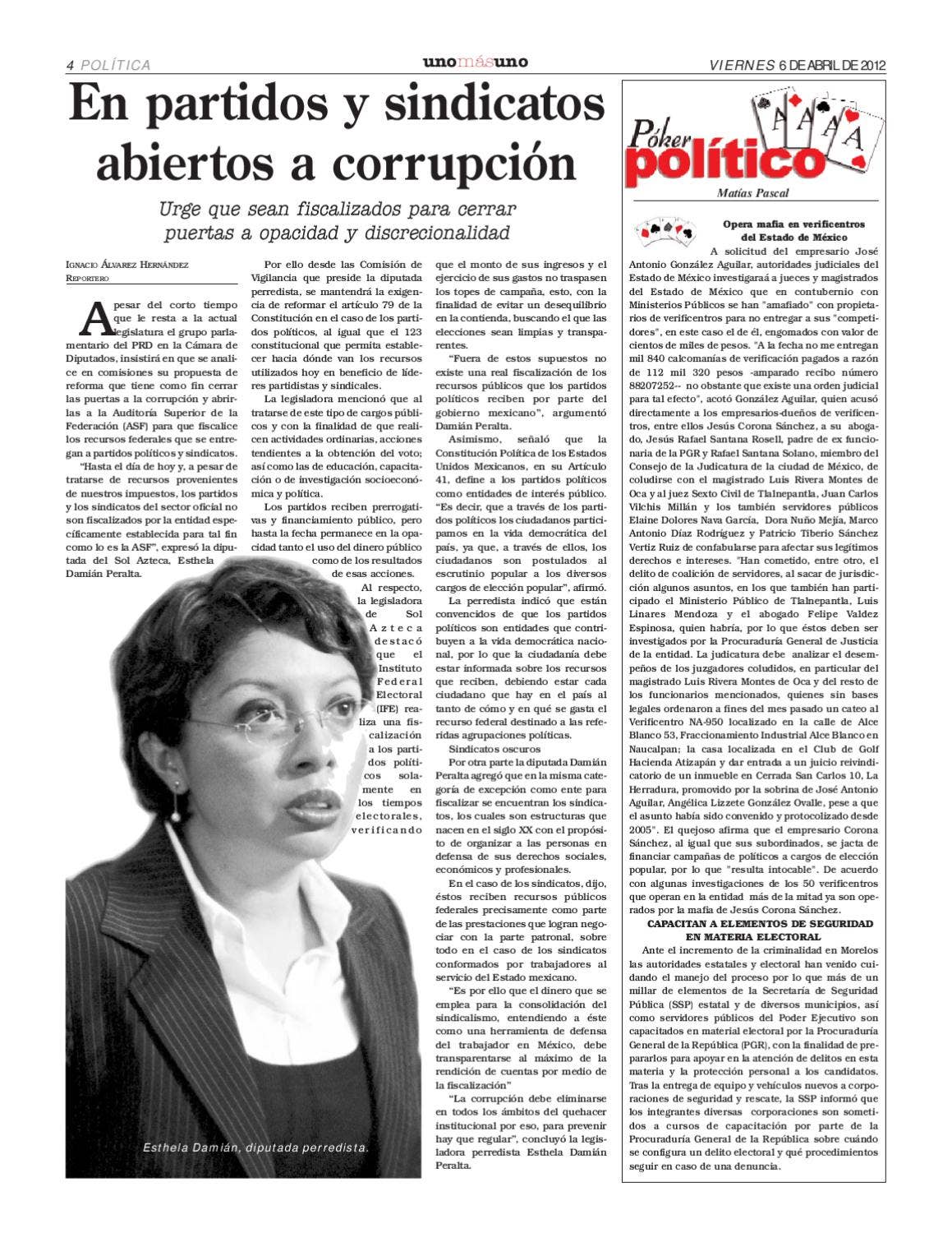 06 marzo, 2012 by unomásuno - Issuu