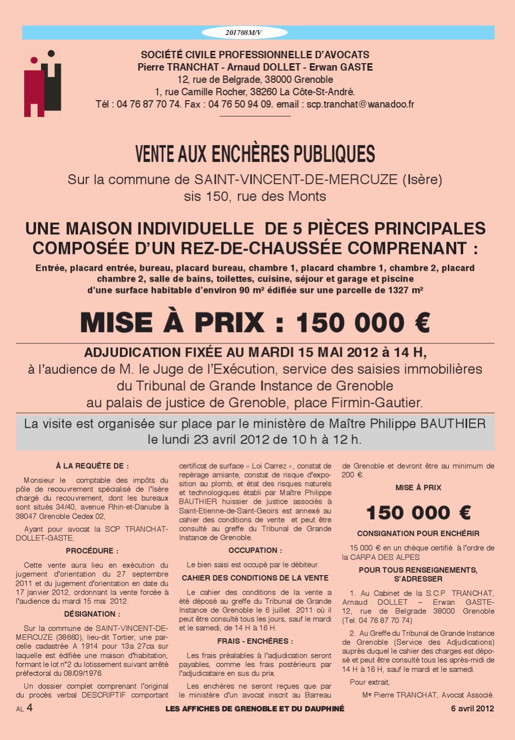 Ventes aux enchères et immobilière by Les Affiches Issuu Ventes aux enchères et immobilière by Les Affiches Issuu