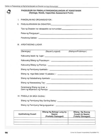 Kahandaan Katatagan at Kaunlaran ng Komunidad by Center for Disaster ...