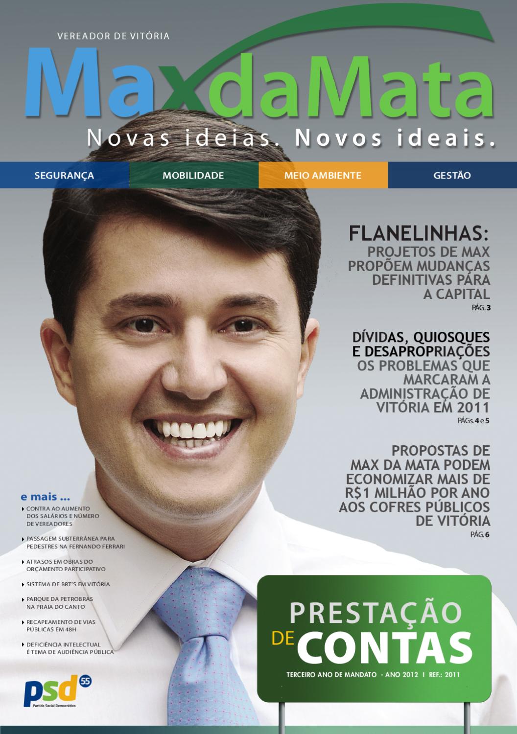 Prestação de Contas do Vereador Max da Mata (2011) by Max da Mata Issuu