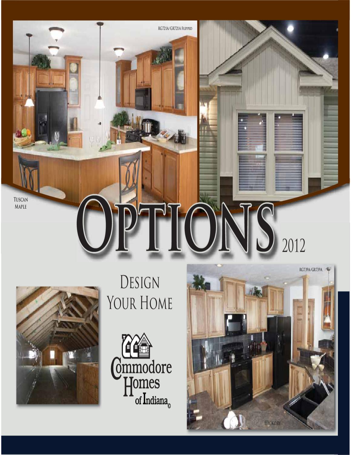 2012 Commodore Homes of Indiana Options Brochure by Commodore Homes, LLC Issuu