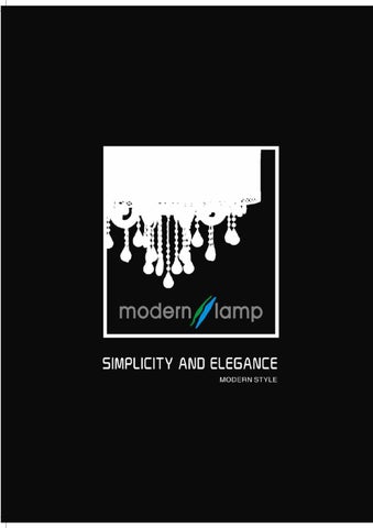 modern lamp (LIDENG Lighting Factory) 灯饰目录 · modern 灯 第 2 页