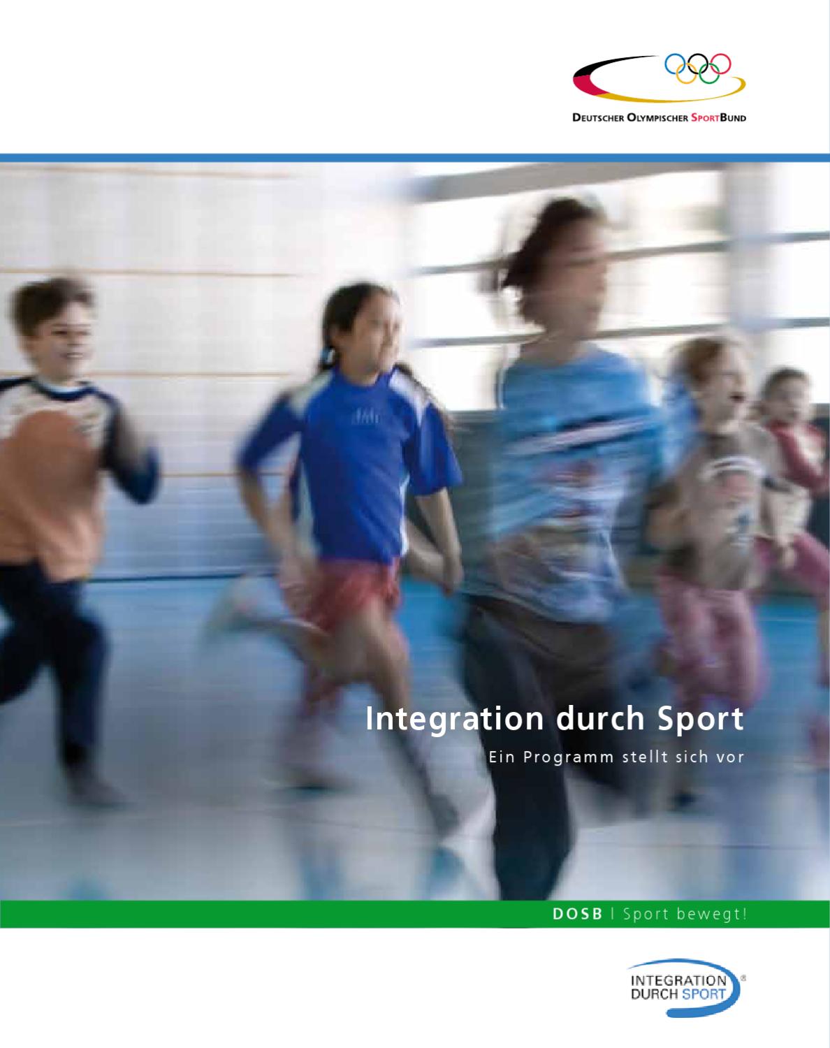 Imagebroschüre „Integration durch Sport“ by Deutscher Olympischer ...