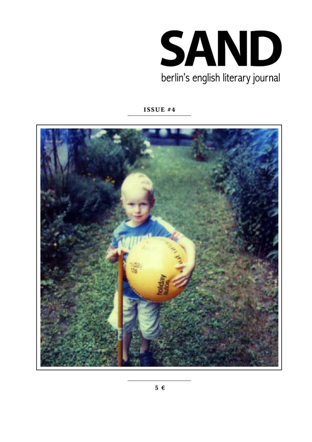 SAND Issue 4 - Selection by SAND Journal - Issuu