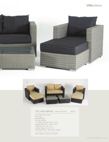 Ennis Fabrics 家具目录 · Villa Cabana 户外 家具 2012 第 17 页
