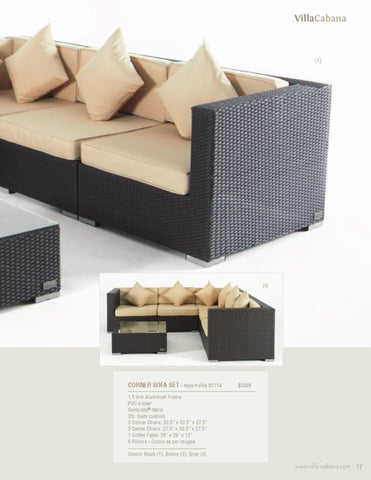Ennis Fabrics 家具目录 · Villa Cabana 户外 家具 2012 第 19 页