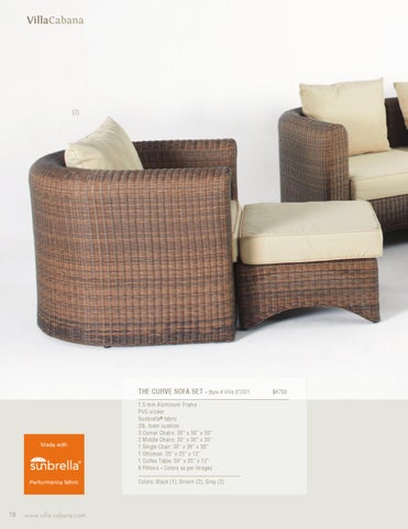 Ennis Fabrics 家具目录 · Villa Cabana 户外 家具 2012 第 20 页