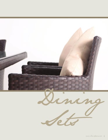 Ennis Fabrics 家具目录 · Villa Cabana 户外 家具 2012 第 5 页