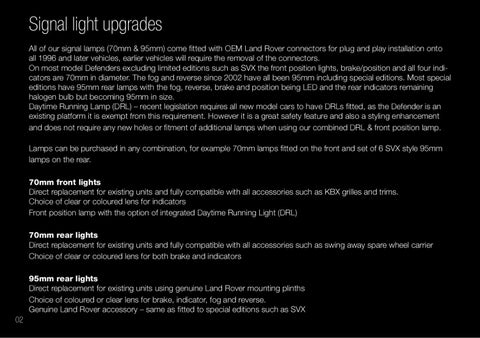 2012 Defender upgrade 灯饰目录 第 2 页