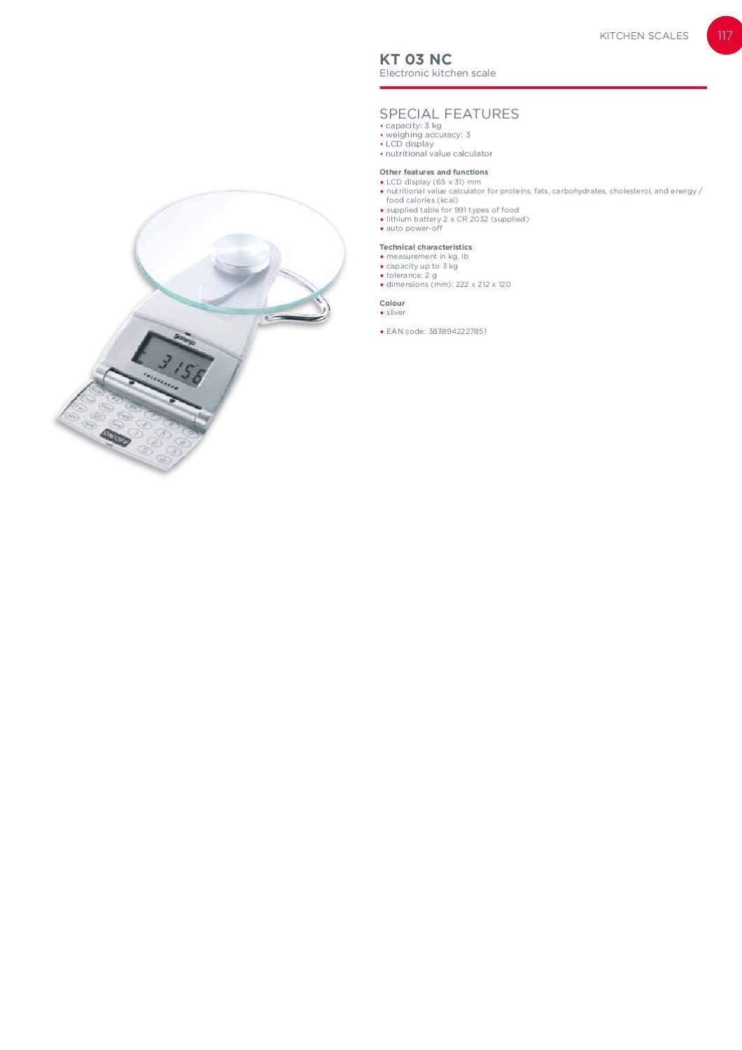 Весы кухонные элект. gorenje kt 03 nc (3838942227851)