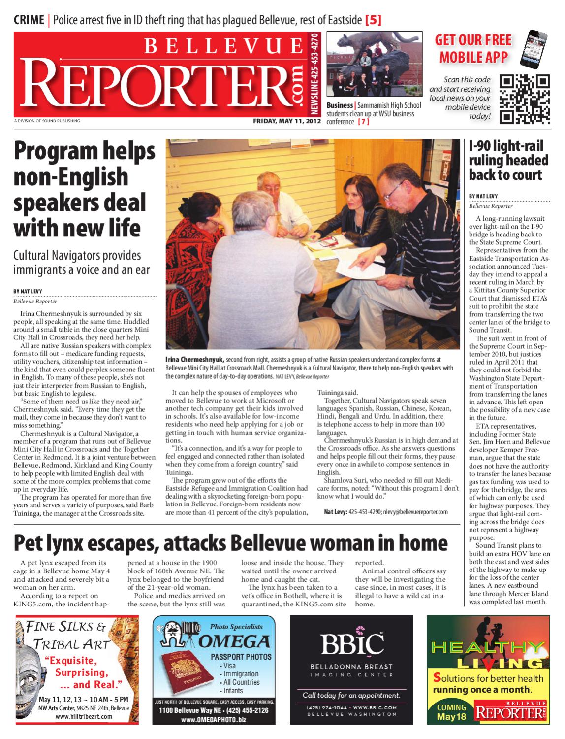 Bellevue Reporter, May 11, 2012 by Sound Publishing Issuu