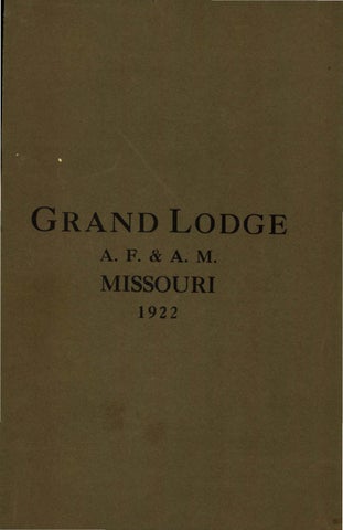 1876 Proceedings - Grand Lodge of Missouri by Missouri Freemasons - Issuu