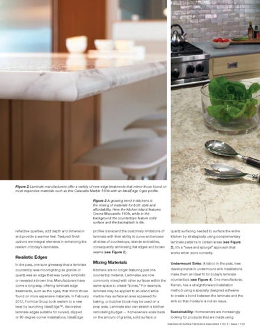 Isfa Countertops Architectural Surfaces Vol 5 Issue 1 By Isfa